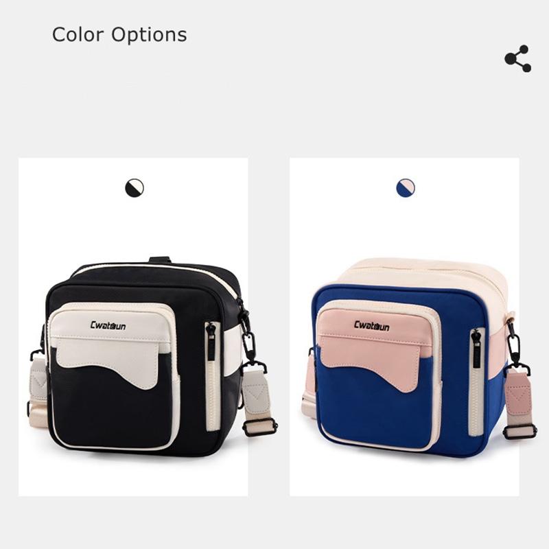 Cwatcun 2 in 1 Camera Backpack Crossbody Travel Bag