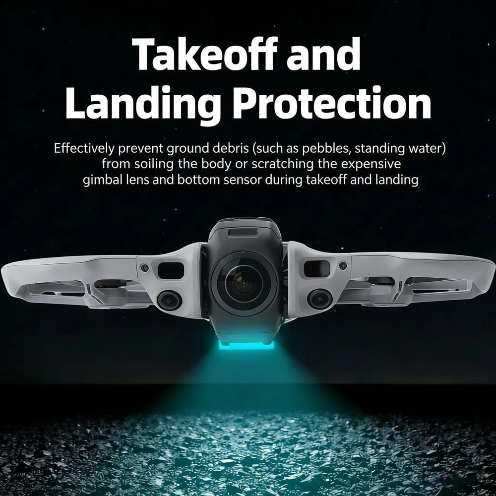 RGB LED Landing Light for DJI Avata 360 with 38 Modes & Night Flight Protection
