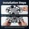 RGB LED Landing Light for DJI Avata 360 with 38 Modes & Night Flight Protection