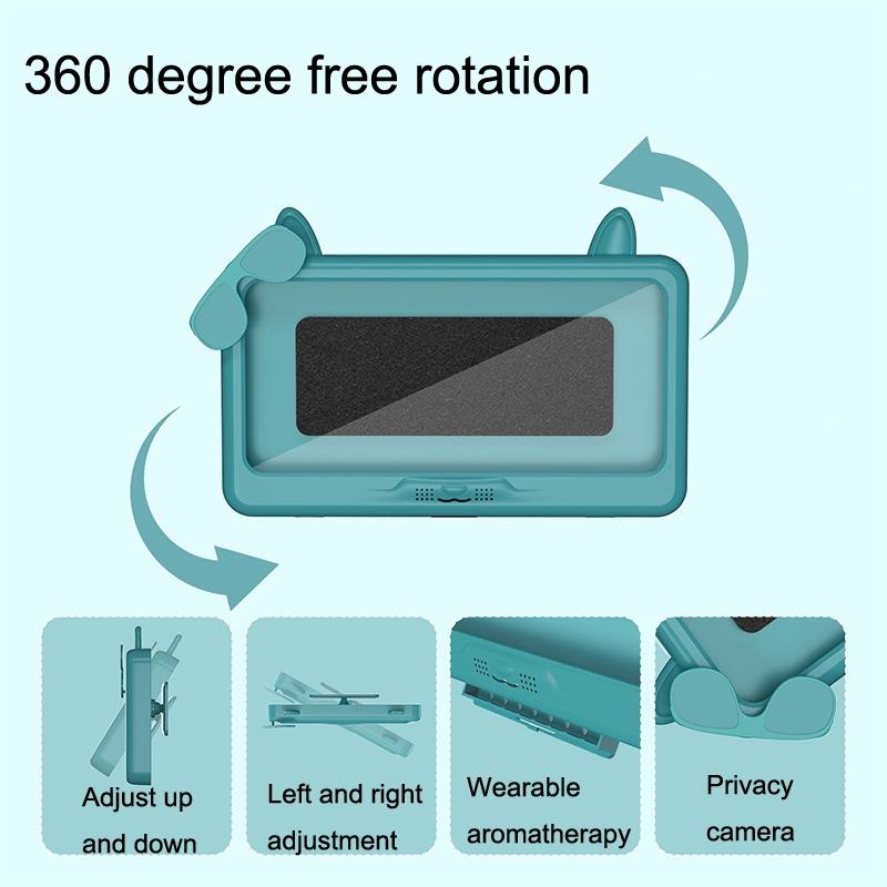360 Waterproof Shower Phone Holder With Touch Screen Rotating Wall Mount 1