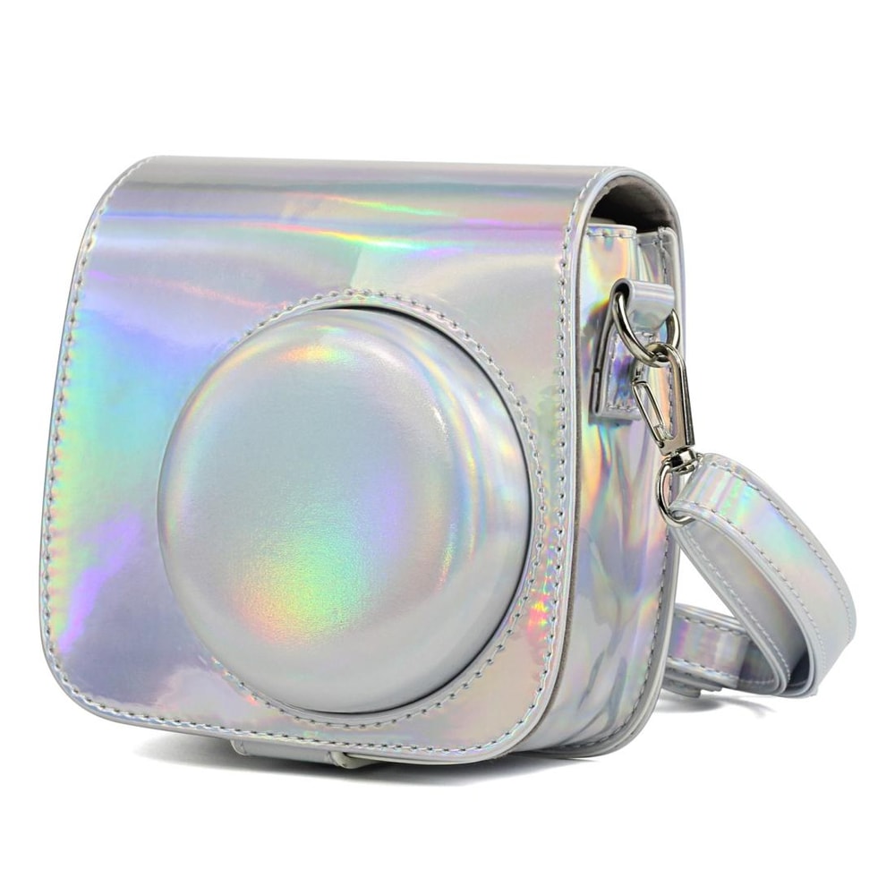 Vintage PU Leather Camera Case for Instax Mini 9 Case with Strap and Photo Pocket