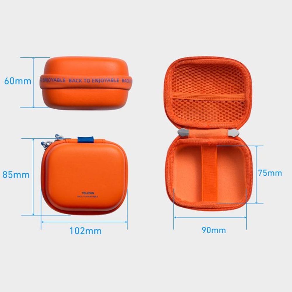 Mini Hard Shell Action Camera Case For GoPro DJI Osmo Insta360 10
