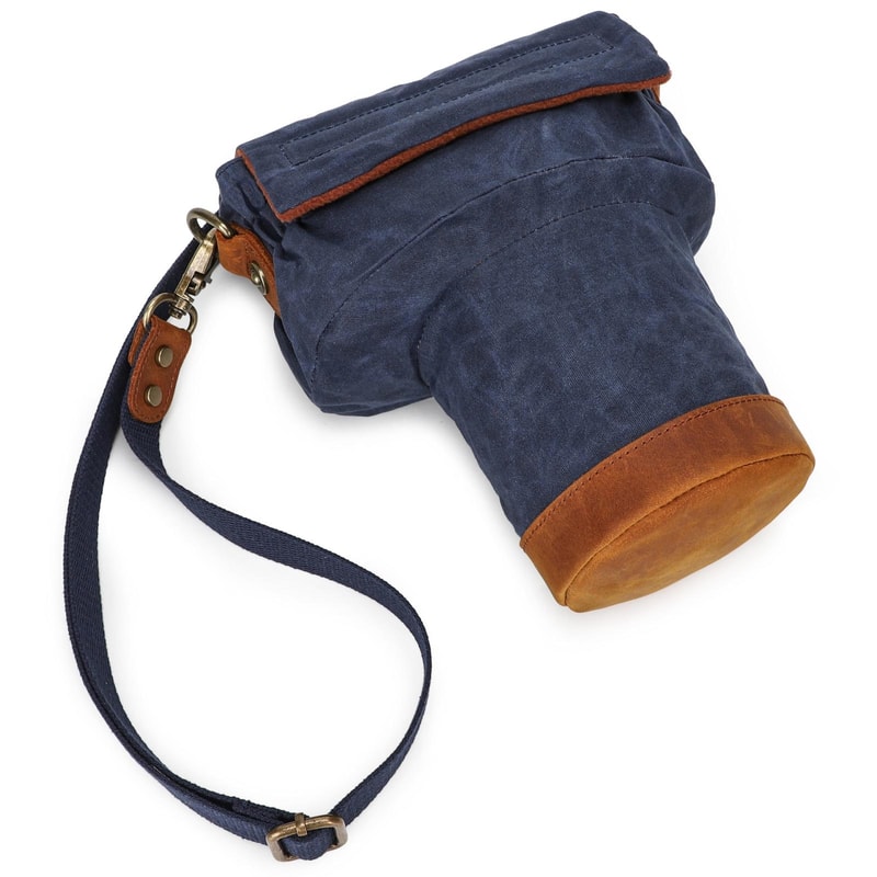 Vintage Waterproof Camera Shoulder Bag For DSLR Mirrorless Cameras With Shockproof Protection 1