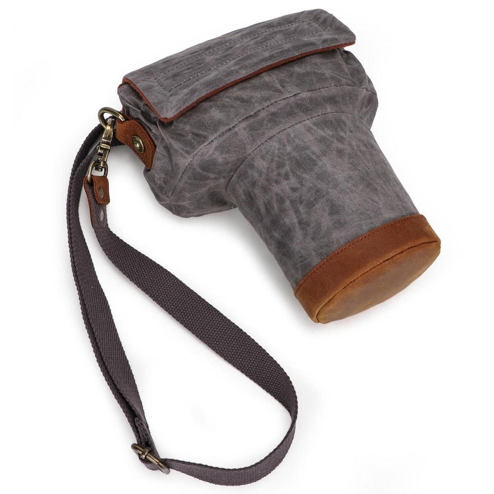 Vintage Waterproof Camera Shoulder Bag For DSLR Mirrorless Cameras With Shockproof Protection 4