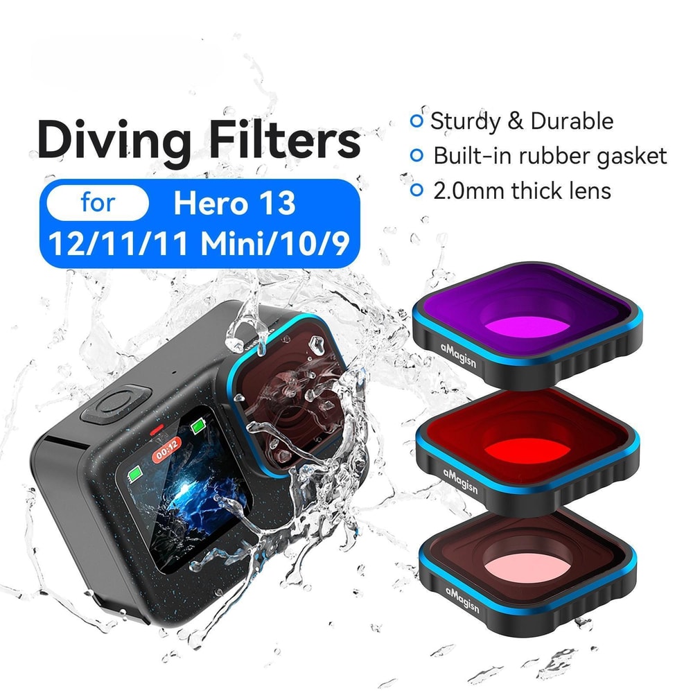 GoPro HERO Dive Filter Lens For Underwater Color Correction And Anti Fog Protection 1