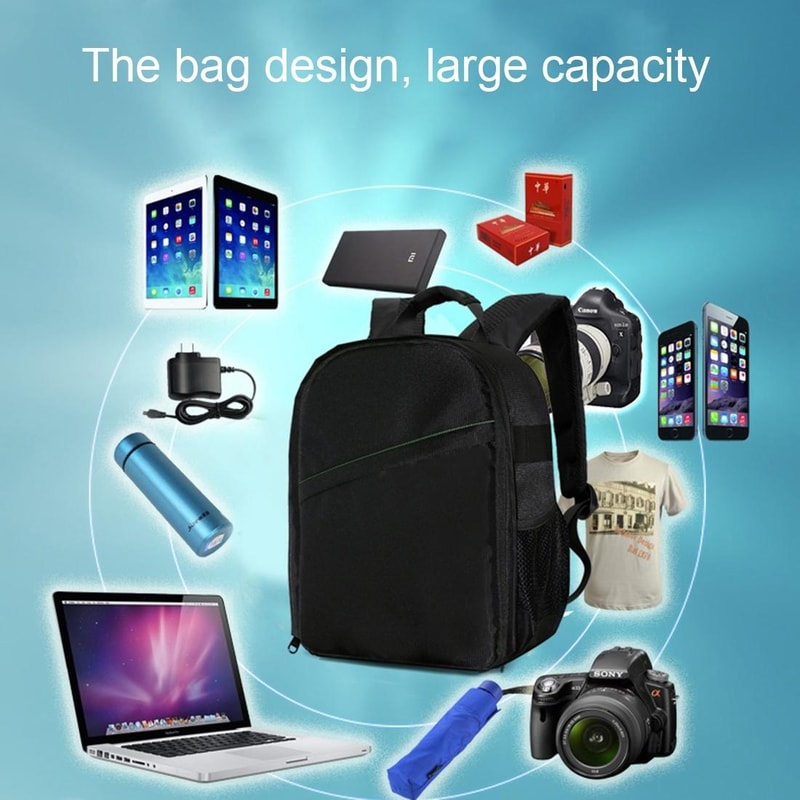Waterproof DSLR Camera Backpack With Phone Pocket For Travel Hiking And Outdoor Sports 9