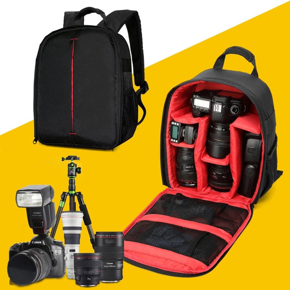 Waterproof DSLR Camera Backpack With Phone Pocket For Travel Hiking And Outdoor Sports 7