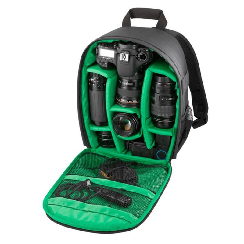 Waterproof DSLR Camera Backpack With Phone Pocket For Travel Hiking And Outdoor Sports 12