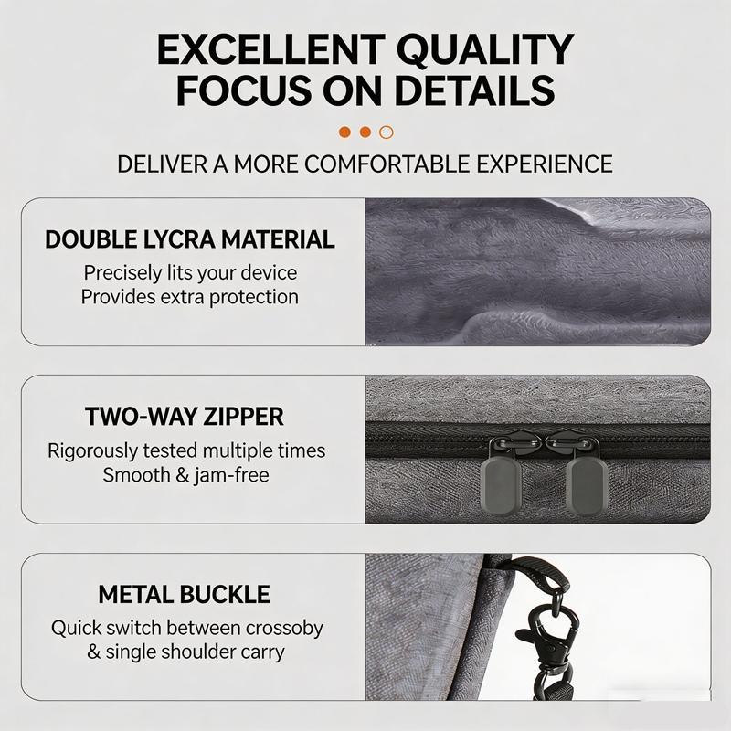 DJI Osmo Pocket 4 Travel Carrying Case Waterproof Hard Shell Protective Storage Bag