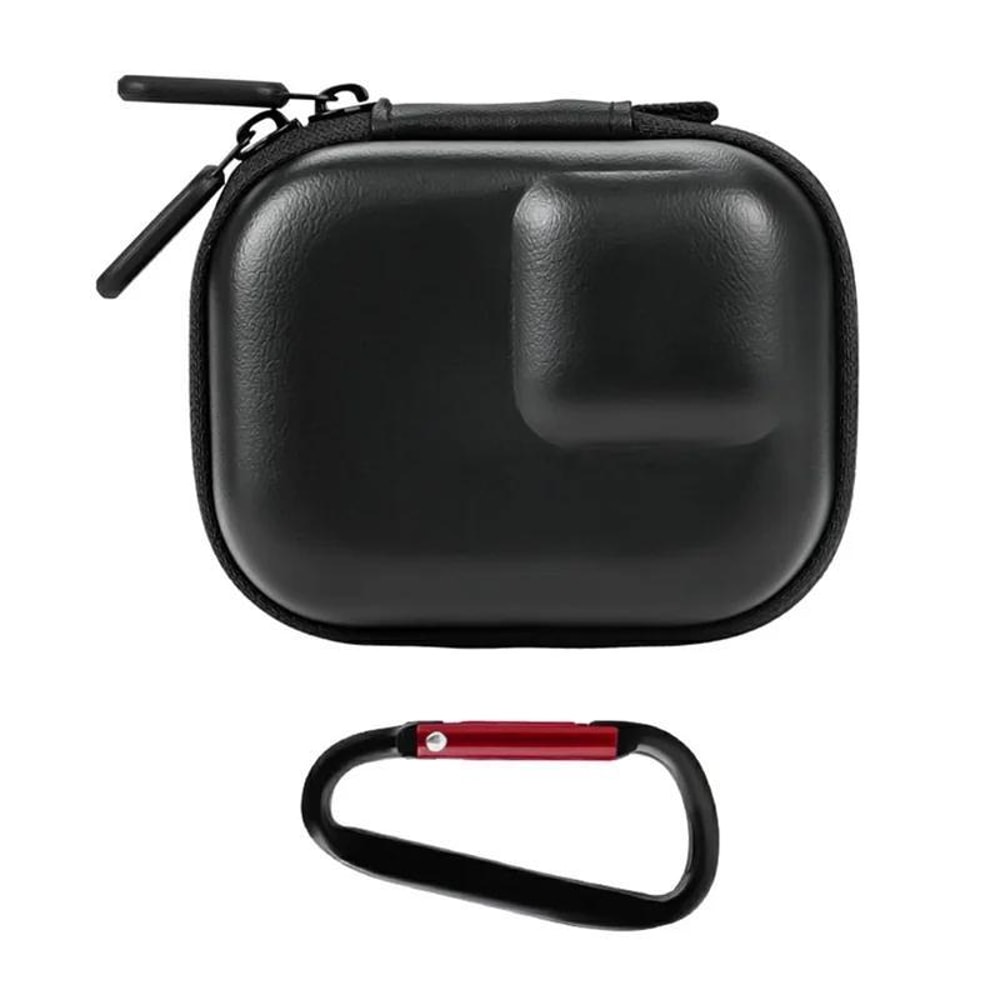 FPU Hard Shell Action Camera Case With Carabiner For DJI Action Insta360 GoPro Cameras 4