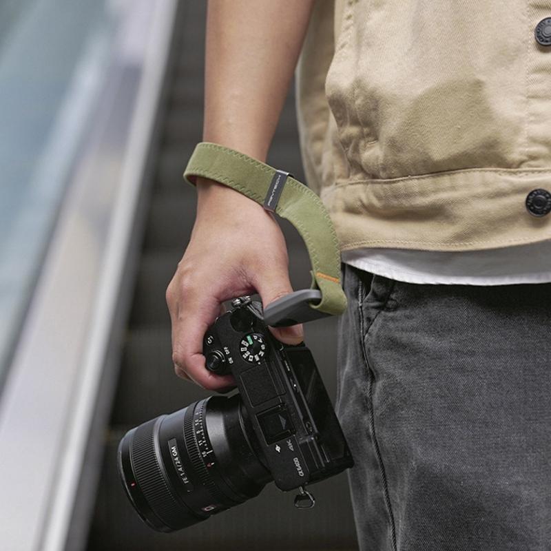 SecureGrip camera wrist strap for DSLR & Mirrorless Cameras with Quick Release Magnetic Lock
