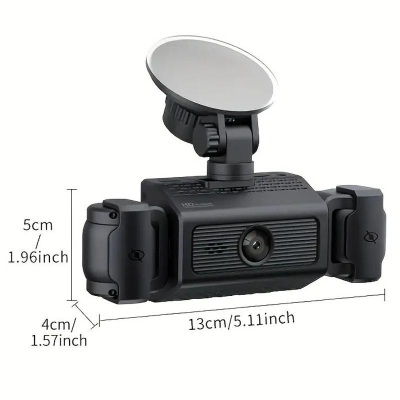 1080P HD Dash Camera with Night Vision & 4 Way Recording for Safer Driving
