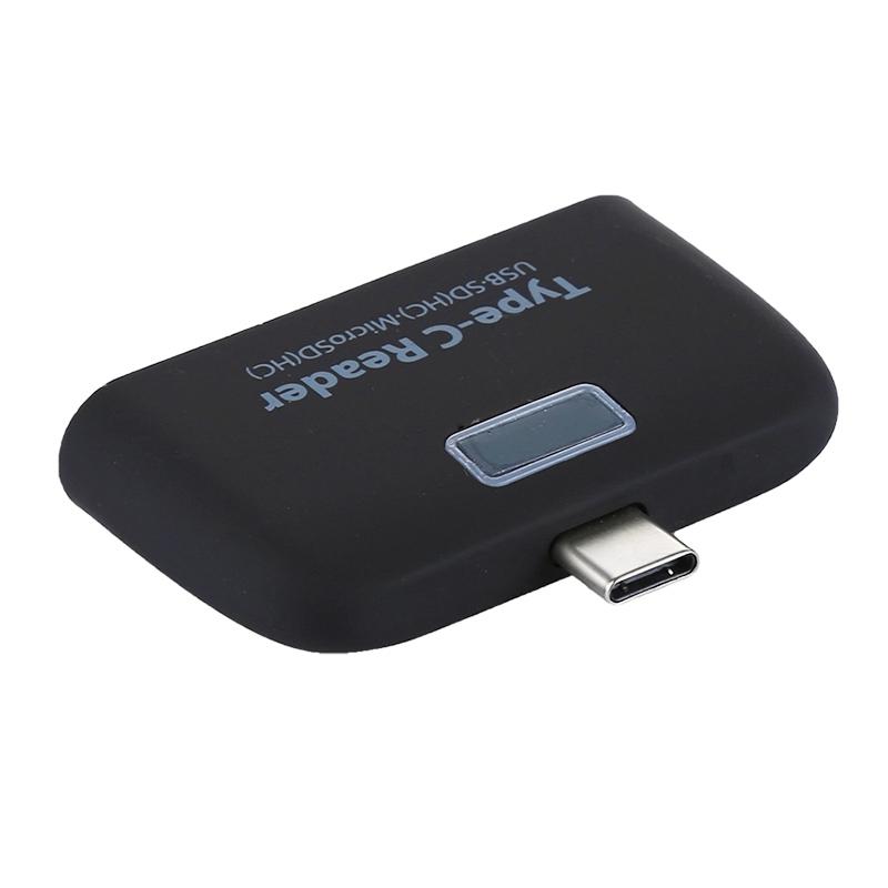 USB C SD TF Card Reader Hub With USB Port And LED Indicator For MacBook Laptop Android 3