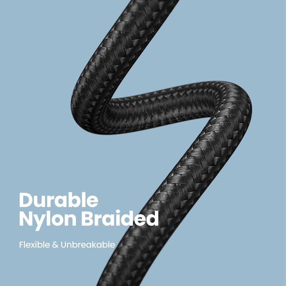 10Gbps USB C Cable Fast Charging Nylon Braided Type C Data Transfer Cord