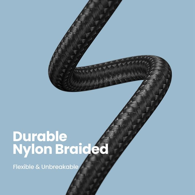 10Gbps USB C Cable Fast Charging Nylon Braided Type C Data Transfer Cord