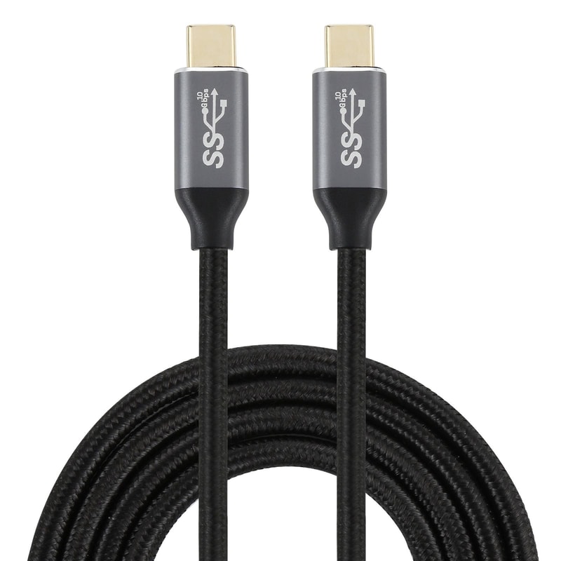 10Gbps USB C Cable Fast Charging Nylon Braided Type C Data Transfer Cord