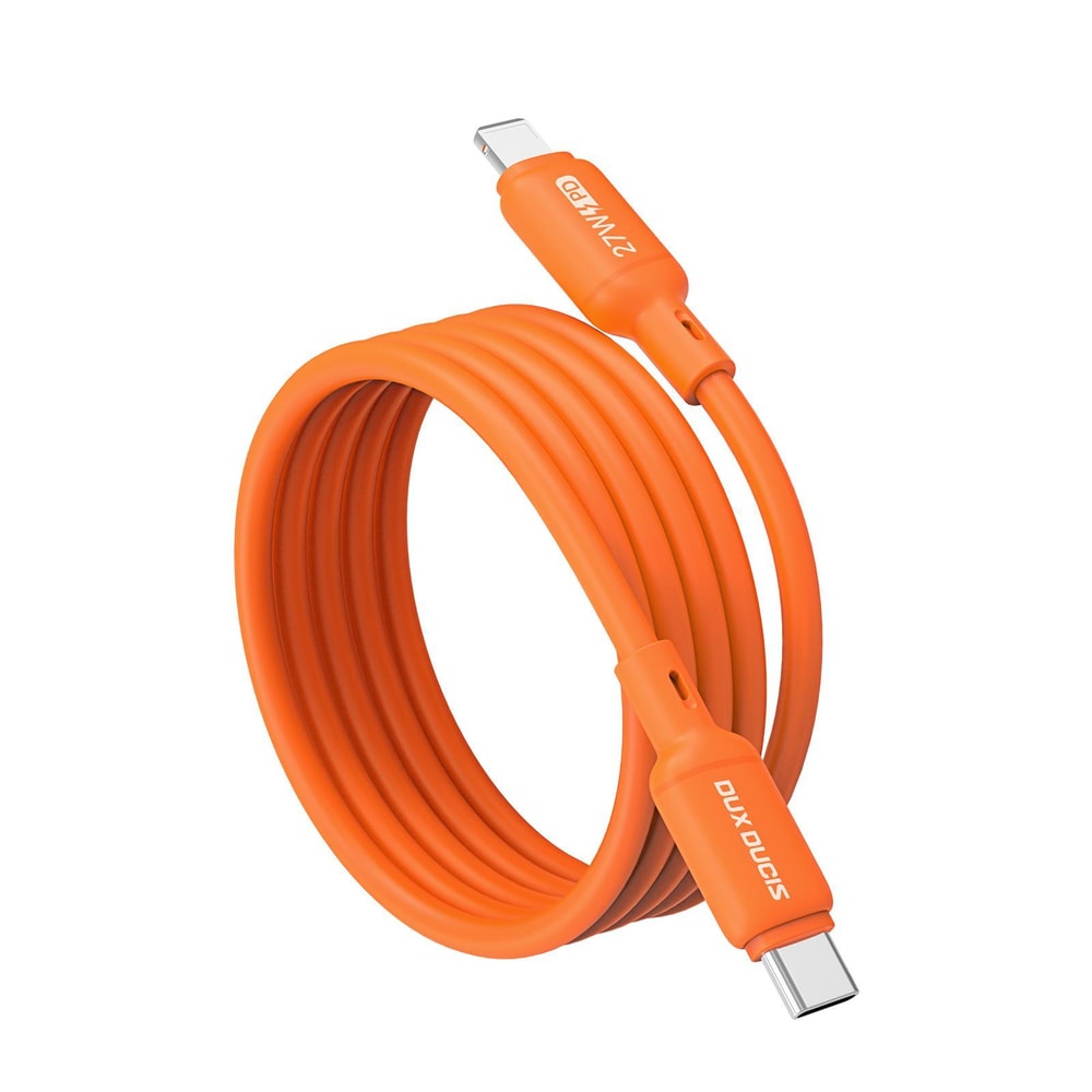 27W USB C To Lightning Silicone Fast Charging Cable 1