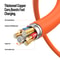 27W USB C To Lightning Silicone Fast Charging Cable 7