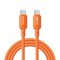 27W USB C To Lightning Silicone Fast Charging Cable 9