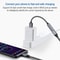 USB 3.0 to USB C Female Extension Cable 15cm Fast Charging Data Adapter