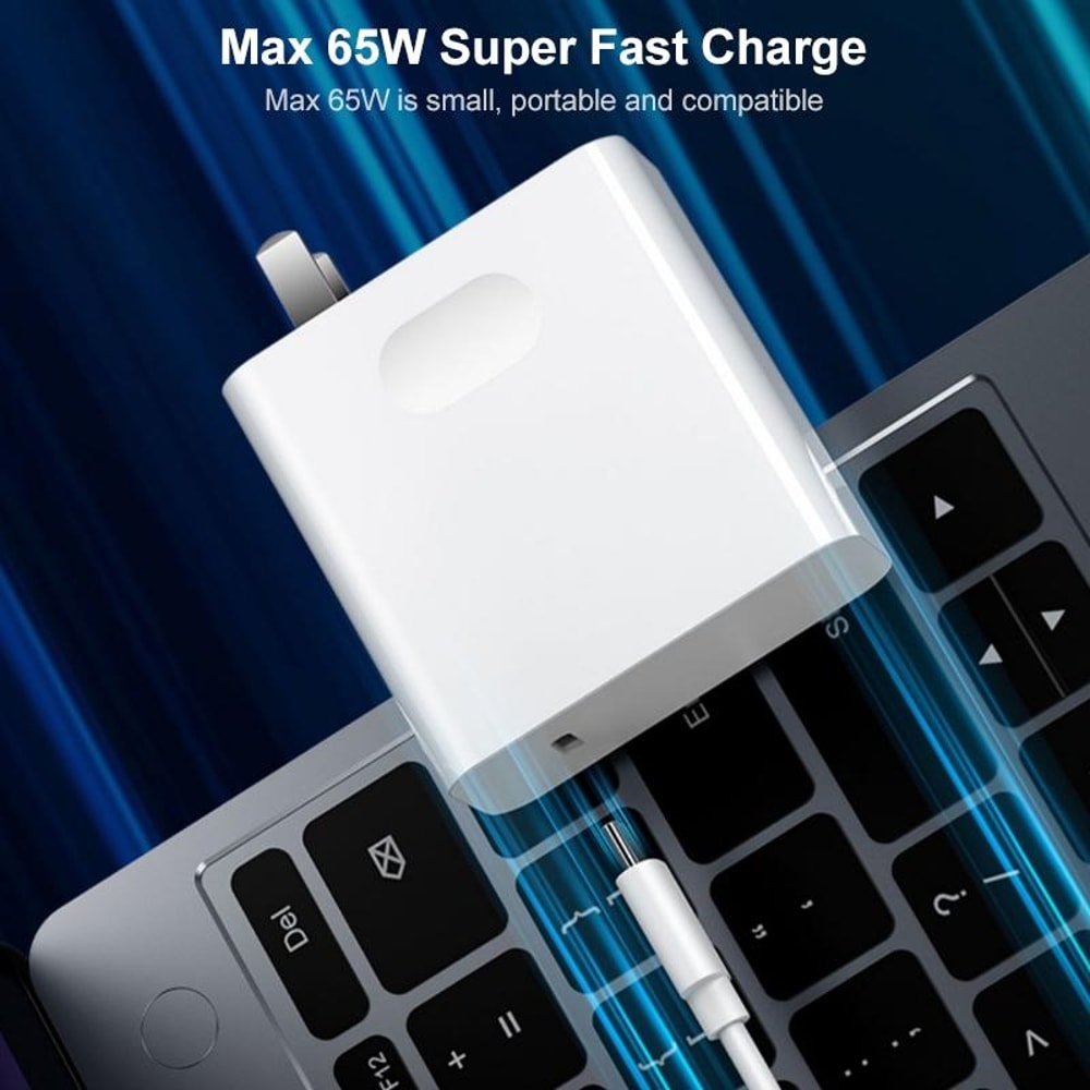 65W USB C Fast Charging Cable Dual Type C Data & Power Cord
