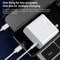 65W USB C Fast Charging Cable Dual Type C Data & Power Cord