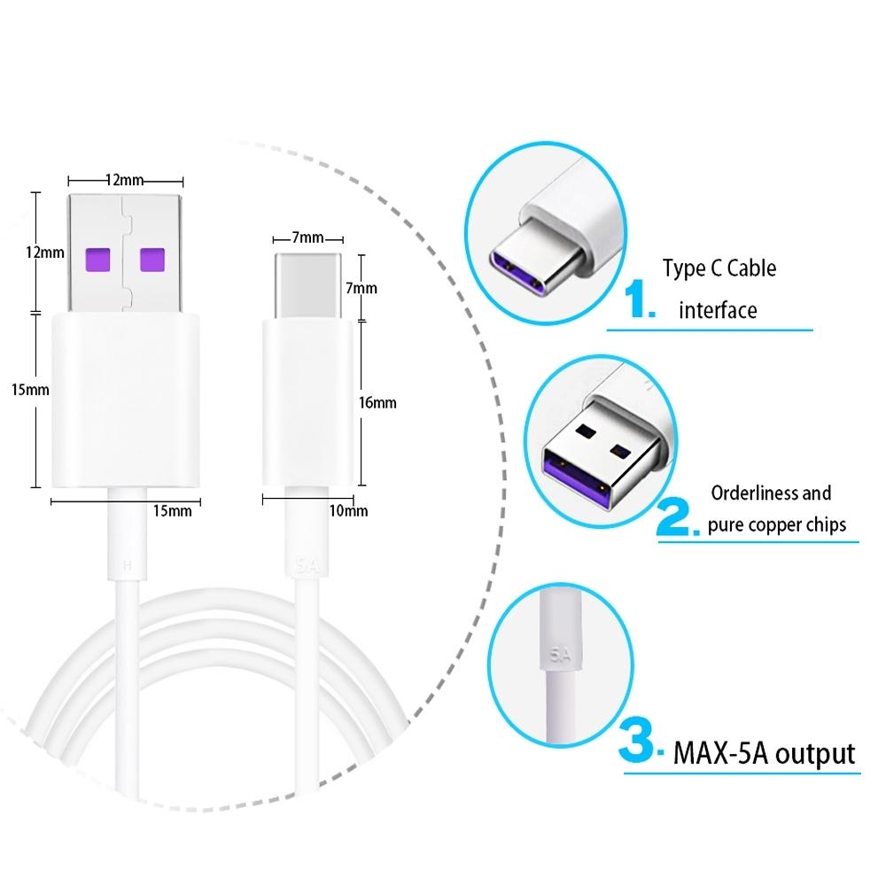 USB C Fast Charging Cable with Durable Reinforced Design for Phones & Tablets