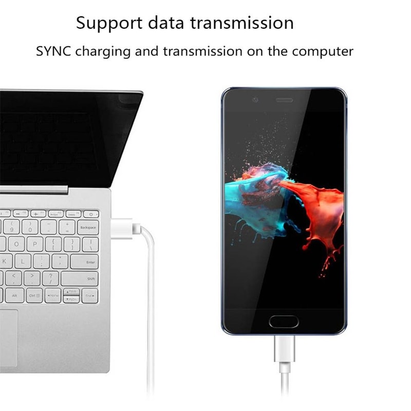 USB C Fast Charging Cable with Durable Reinforced Design for Phones & Tablets