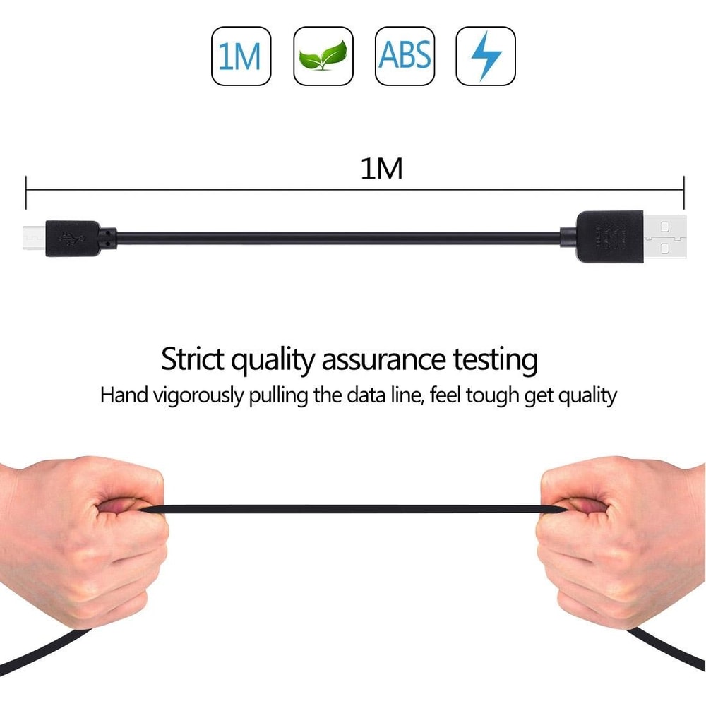 Micro USB Charging Cable Fast Sync USB Data Cable For Android Devices 3