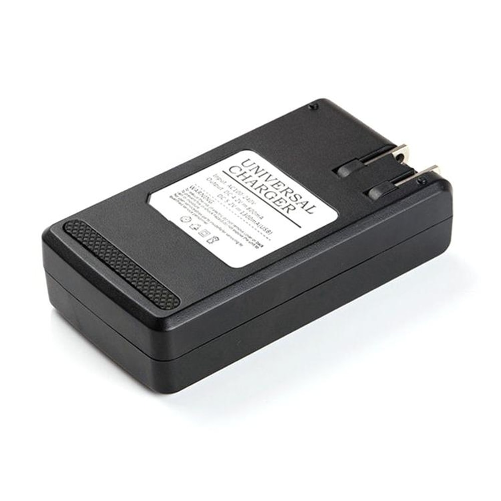 Smart Universal Phone Battery Charger with LCD Display & USB Output for Li ion Batteries