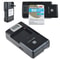 Smart Universal Phone Battery Charger with LCD Display & USB Output for Li ion Batteries