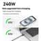 A8060 240W USB C Fast Charging Cable 15m Braided PD Type C Cord 2
