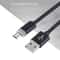 Braided Micro USB Cable with LED Indicator for Fast Charging and Data Sync