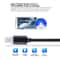 Braided Micro USB Cable with LED Indicator for Fast Charging and Data Sync
