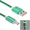 Braided Micro USB Cable with LED Indicator for Fast Charging and Data Sync