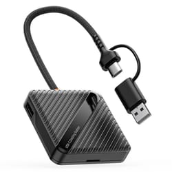 multifunctional portable dual interface card reader & storage box