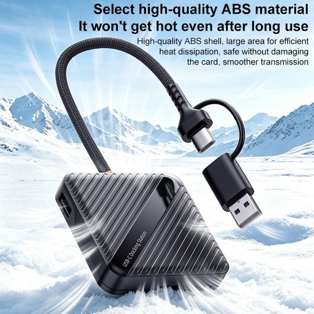 Multifunctional Portable Dual Interface Card Reader & Storage Box