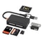 Multi Functional High Speed Card Reader With USB Type C SD Support 0