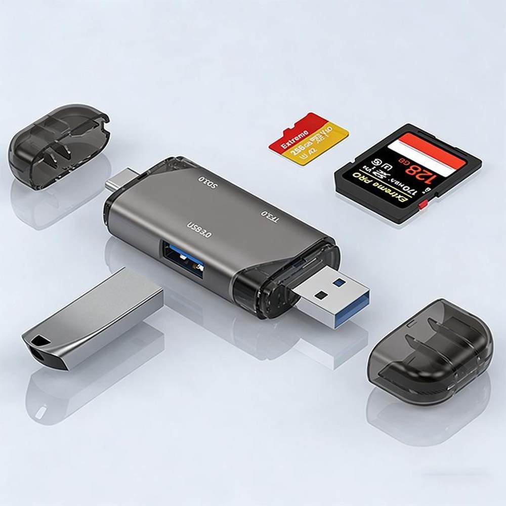 Multi Functional High Speed Card Reader With USB Type C SD Support 11