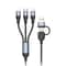 4 in 1 Fast Charging Cable for USB, Type C & Micro USB