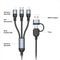4 in 1 Fast Charging Cable for USB, Type C & Micro USB