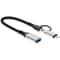 2 in1 Type C OTG Adapter & 8 Pin to USB 3.0 Hub for Fast Data Transfer