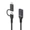 2 in1 Type C OTG Adapter & 8 Pin to USB 3.0 Hub for Fast Data Transfer