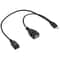 USB 2.0 Micro B Y Splitter OTG & Data Transfer Cable