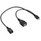 USB 2.0 Micro B Y Splitter OTG & Data Transfer Cable