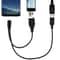 USB 2.0 Micro B Y Splitter OTG & Data Transfer Cable