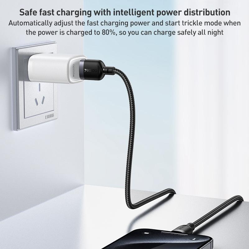 3A USB to Type C Fast Charging Cable Durable & High Speed