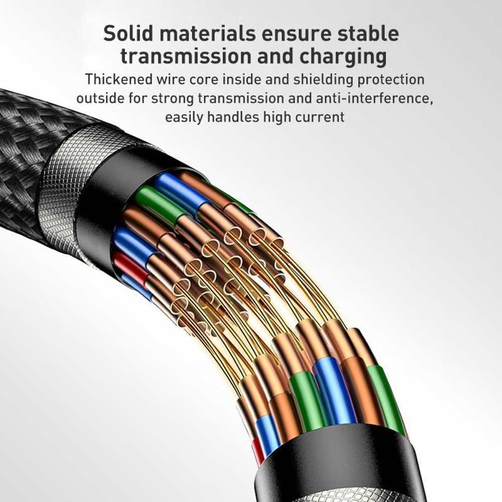 3A USB to Type C Fast Charging Cable Durable & High Speed