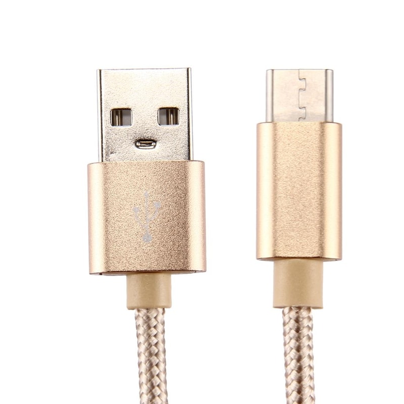 Durable Braided USB C Charging & Data Sync Cable Knit Texture