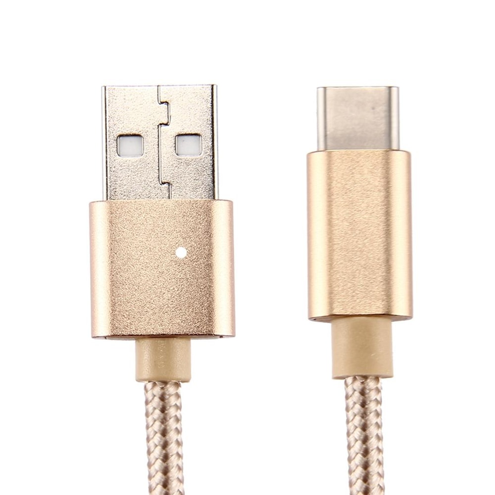 Durable Braided USB C Charging & Data Sync Cable Knit Texture